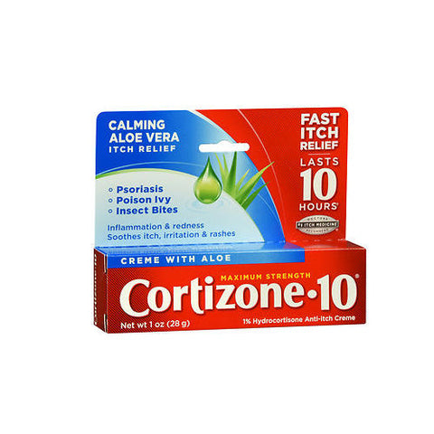 Icy Hot, Cortizone-10 Maximum Strength Anti-Itch Creme With Aloe, 1 oz Cortizone-10