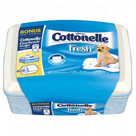 Huggies, Cottonelle Fresh Flushable Moist Wipes, 42 each Huggies