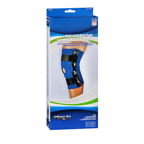 Sport Aid, Sportaid Knee Brace Hinged Open Patella Neoprene, 1 Each, X-Large Sport Aid