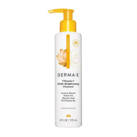 Derma e, Evenly Radiant Cleanser, 6 OZ Derma e