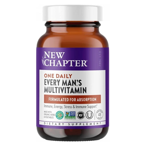 Every Man's One Daily Multivitamin 72 Veg Tabs by New Chapter