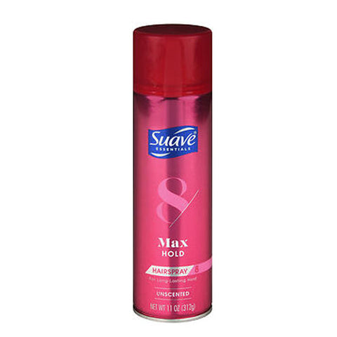 Suave, Max Hold Aerosol Hairspray Unscented, 11 Oz Suave