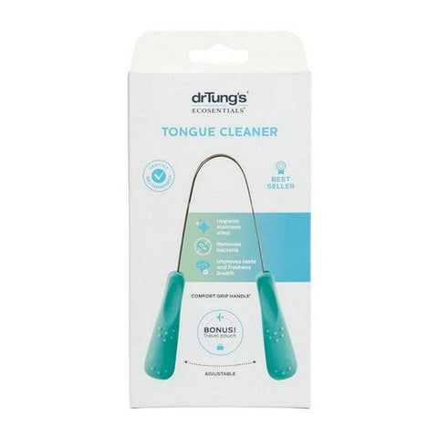 DrTung's, Stainless Steel Tongue Cleaner, 1 CT DrTung's