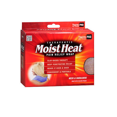 Thermipaq, Therapeutic Moist Heat Pain Relief Wrap Neck And Shoulders, 1 Each Thermipaq