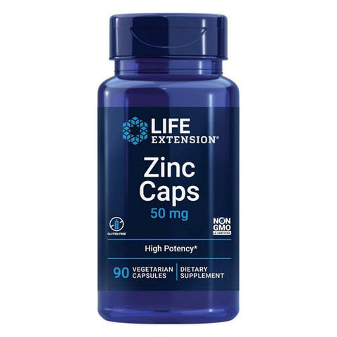 Life Extension, Zinc High Potency, 50 Mg, 90 Vcaps Life Extension