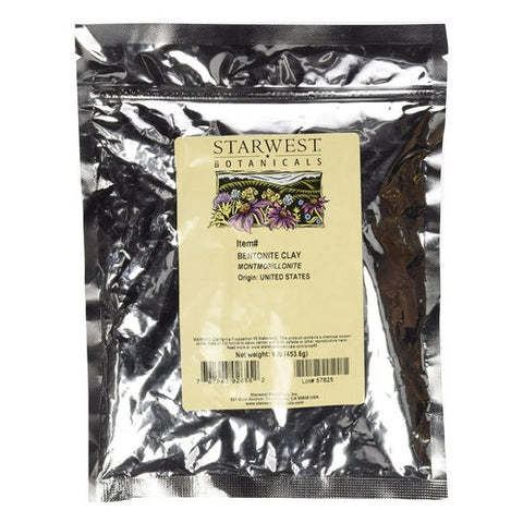 Starwest Botanicals, Bentonite Clay, 1 lb Starwest Botanicals