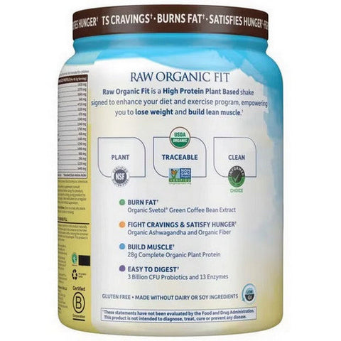 Garden of Life, Raw Fit, Chocolate Cacao 16.4 Oz Garden of Life