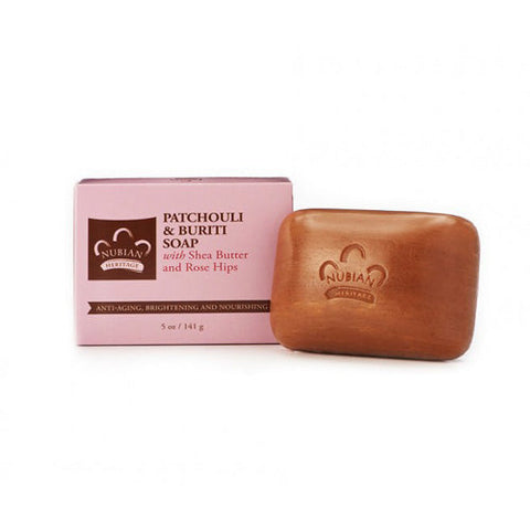 Nubian Heritage, Bar Soap, Patchouli & Buriti 5 oz Nubian Heritage