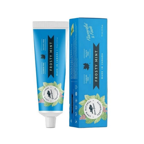 Green Beaver, Natural Toothpaste Frosty Mint, Frosty Mint 2.5 fl oz Green Beaver