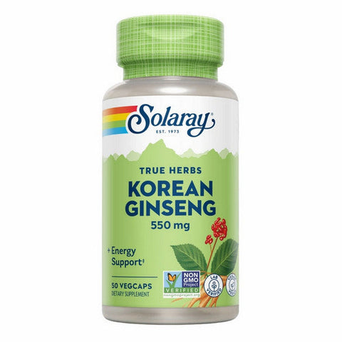 Solaray, Korean Ginseng, 550 mg, 50 Caps Solaray