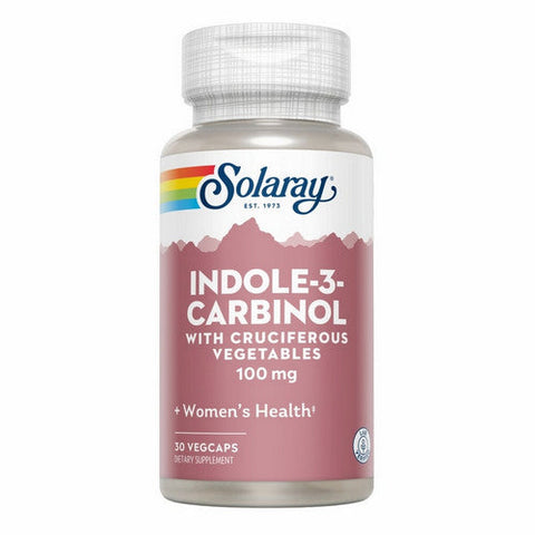 Solaray, Indole-3 Carbinol With Cruciferous Vegetables, 100 Mg, 30 Veg Caps Solaray