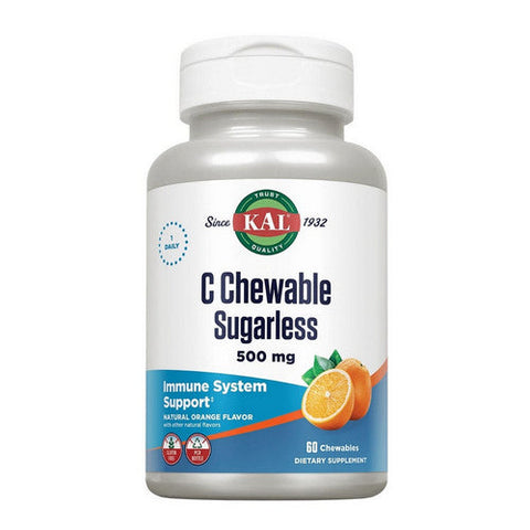 Kal, C Sugarless Chewable, 60 Chews Kal