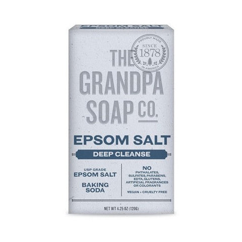 Grandpa's Brands Company, Epsom Salt Deep Cleanse Bar Soap, 4.25 Oz Grandpa's Brands Company