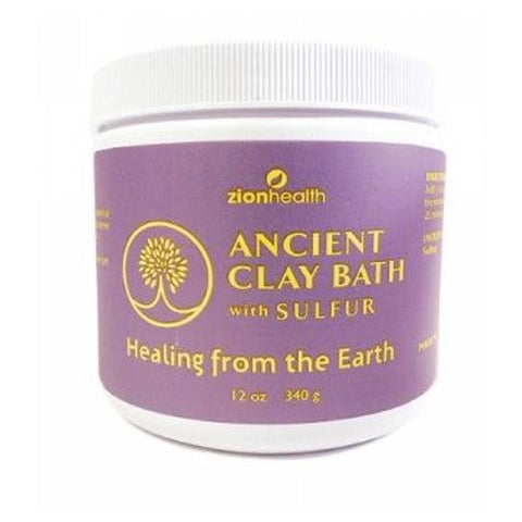 Zion Health, Ancient Clay Bath, Sulfur 12 Oz Zion Health