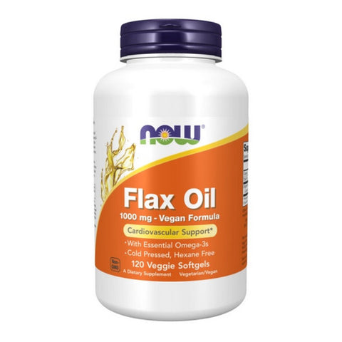 Flax Oil 120 Veg Softgels by Now Foods