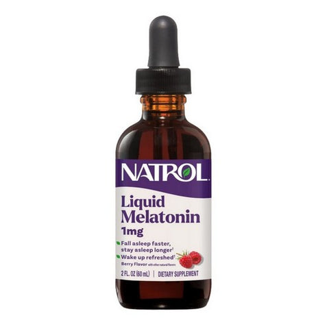 Natrol, Liquid Melatonin Berry, 1 Mg, 2 Oz Natrol