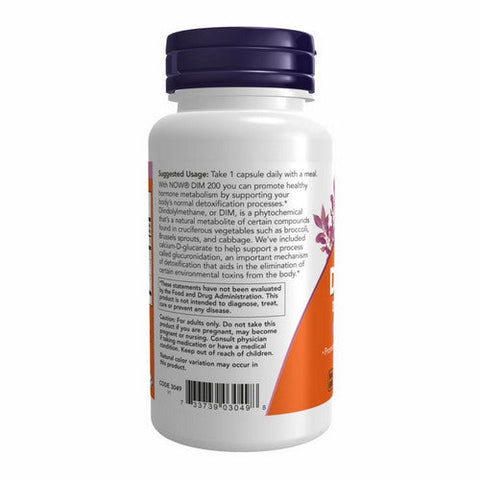 Now Foods, Dim 200 Diindolylmethane, 90 Veg Caps
