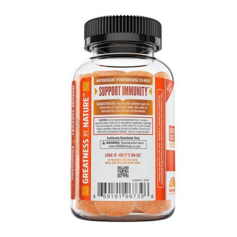 Zhou Nutrition, Vitamin C+ Gummies, 60 Vegan Gummines Zhou Nutrition