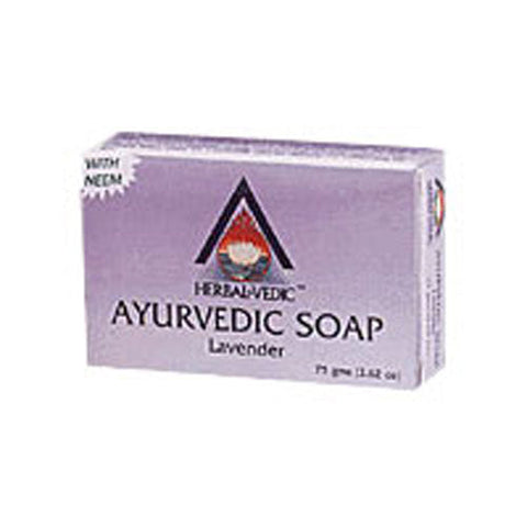 Herbalvedic Ayurvedic Formulas, Lavender Soap, 75 GM Herbalvedic Ayurvedic Formulas