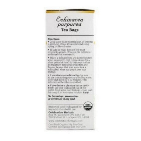 Celebration Herbals, Echinacea Purpurea Herb Tea, 24 Bags Celebration Herbals