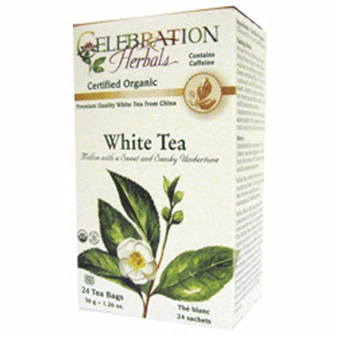 Celebration Herbals, Organic White Tea, 24 Bags Celebration Herbals