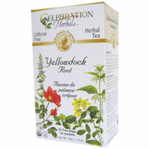 Celebration Herbals, Organic Yellowdock Root Tea, 24 Bags Celebration Herbals