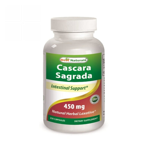 Best Naturals, Cascara Sagrada, 450 mg, 250 Caps Best Naturals