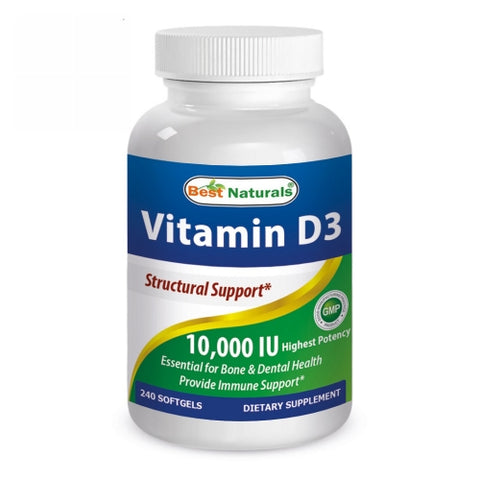 Vitamin D3 240 Softgels by Best Naturals