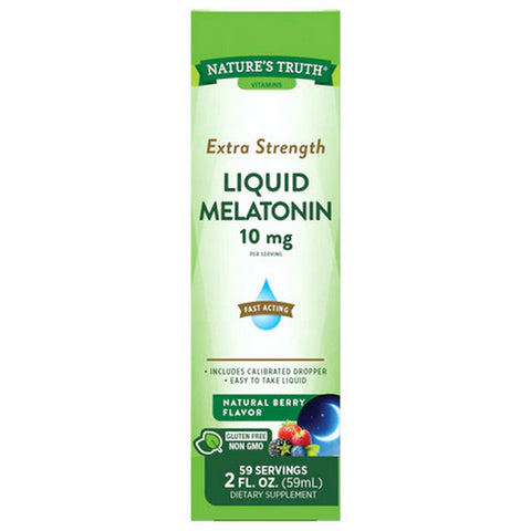 Nature's Truth, Maximum Strength Liquid Melatonin, 10 Mg, 2 Oz Nature's Truth