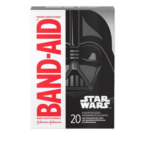 Band-Aid, Adhesive Bandages Assorted Sizes Star Wars, 20 Each Band-Aid