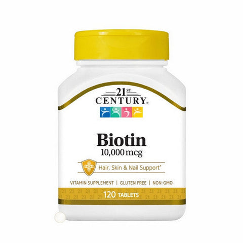 21st Century, 21st Century Biotin, 120 Tabs 21st Century