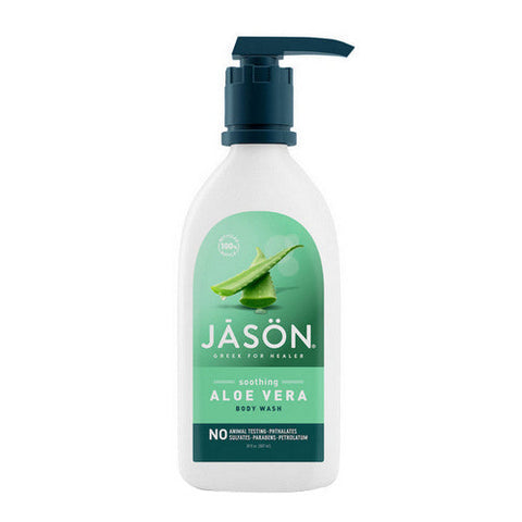 Jason Natural Products, Body Wash Satin, Aloe Vera 30 FL Oz Jason Natural Products