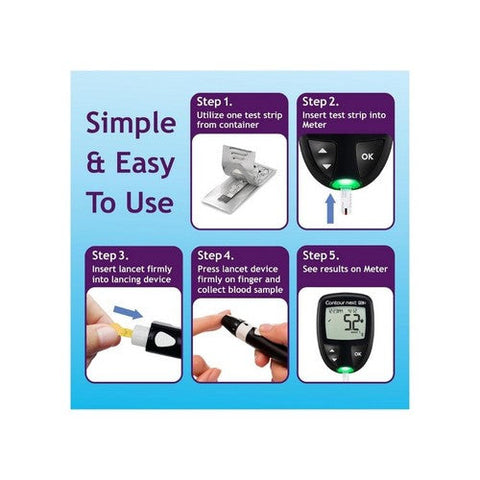 Contour, Next Blood Glucose Test, 70 Each Contour