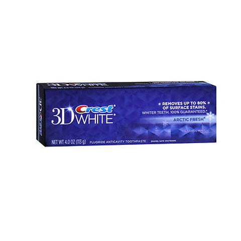 Crest, 3D White Fluoride Anticavity Toothpaste Icy Cool Mint, 3.5 Oz Crest