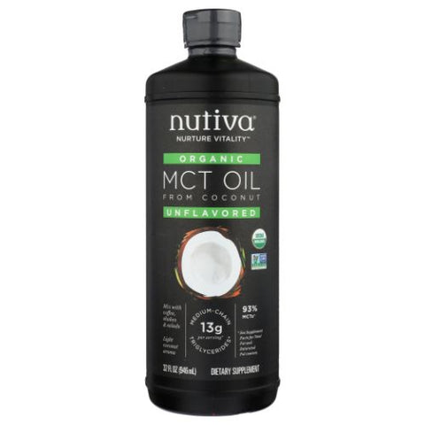 Nutiva, Mct Oil, 32 Oz Nutiva