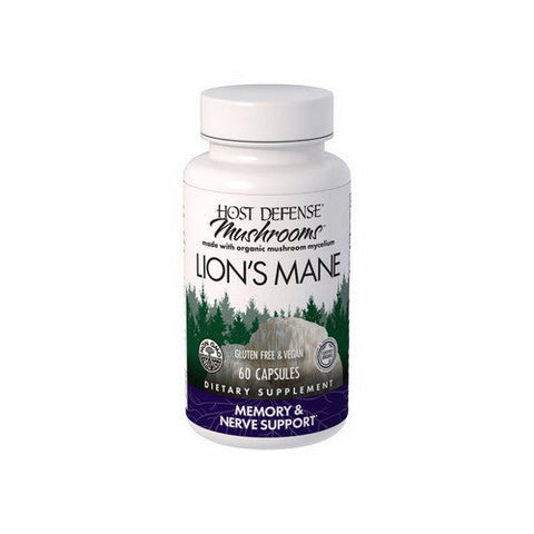 Host Defense, Lion's Mane Capsules, 60 Cap Host Defense