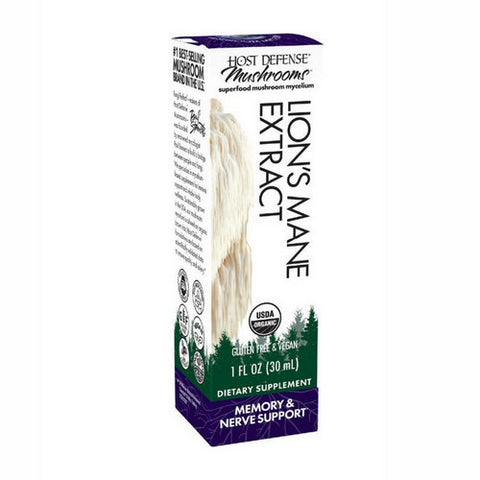 Host Defense, Lion's Mane Extract, 1 Fl Oz Host Defense
