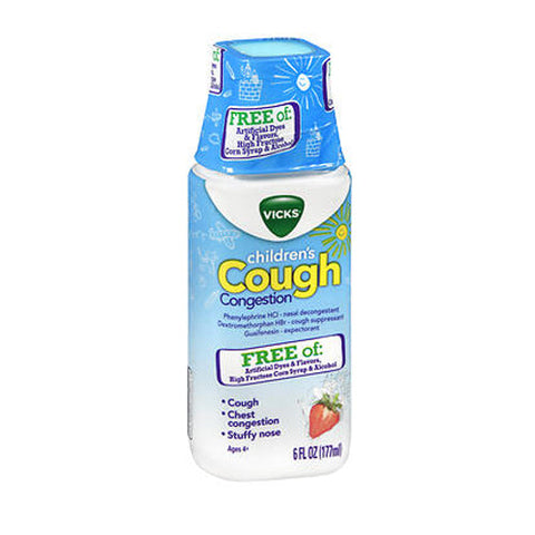 Vicks, Children's Cough Congestion Liquid, 6 Oz Vicks