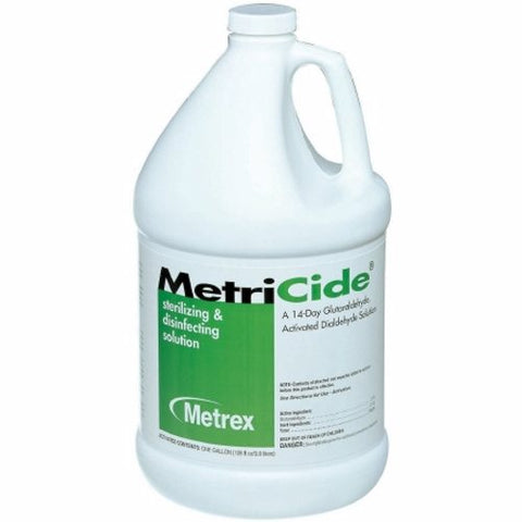 Metrex Research, Glutaraldehyde High-Level Disinfectant MetriCide Activation Required Liquid 1 gal. Jug Max 14 Day Re, Count of 4 Metrex Research