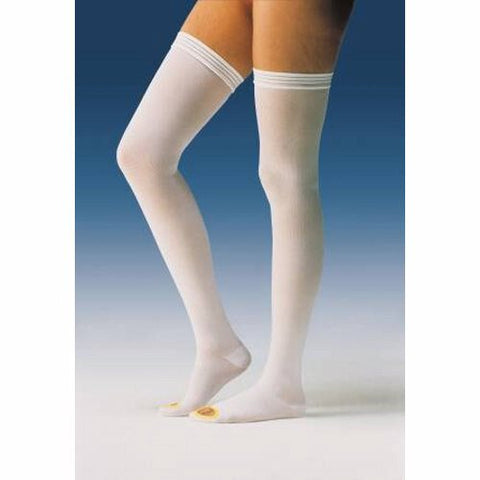 Bsn-Jobst, Anti-embolism Stockings JOBST  Anti-Em/GPT Thigh High Large / Regular White Inspection Toe, Box Of 6 Bsn-Jobst