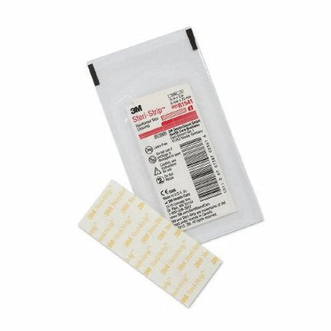 3M, Skin Closure Strip 1/4 X 3 Inch Nonwoven Material Reinforced Strip White R1541, Box Of 50 3M