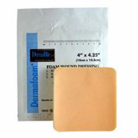 DermaRite, Foam Dressing 6X6 Inch Sterile, Box Of 10 DermaRite