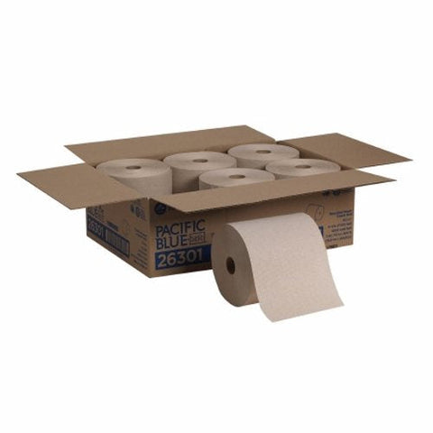 Georgia Pacific, Paper Towel Pacific Blue Basic Hardwound Roll 7-7/8 Inch X 800 Foot, Count of 6 Georgia Pacific
