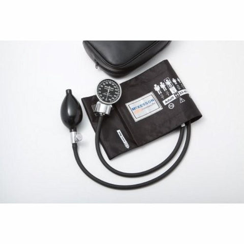 Aneroid Sphygmomanometer Unit Adult Cuff Nylon Cuff 23 - 40 cm 01-720-11ABKGM Burgundy 1 Count by McKesson