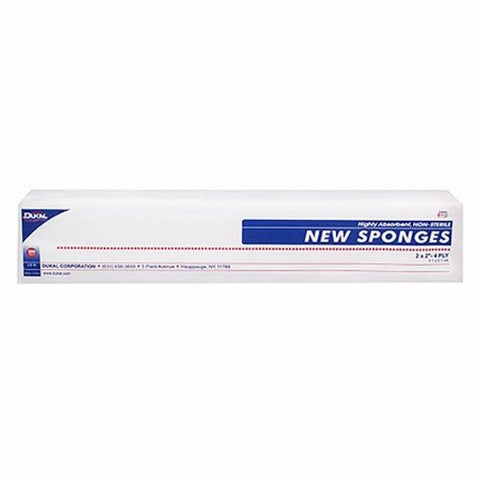 Dukal, NonWoven Sponge Dukal Polyester / Rayon 4-Ply 2 X 2 Inch Square NonSterile, Count of 1 Dukal