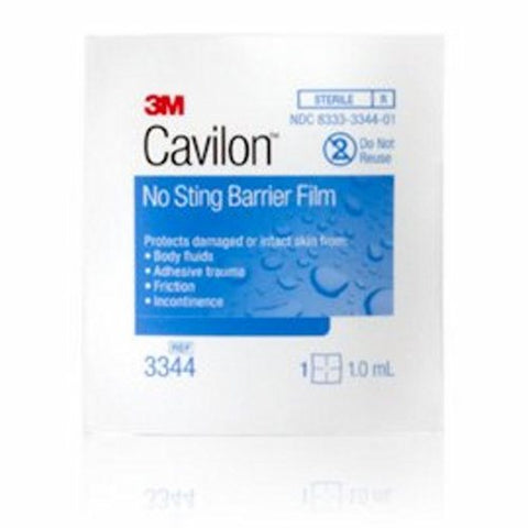 3M, Cavilon No Sting Skin Barrier Wipe  35 to 65% Strength Hexamethyldisiloxane, Case of 120 3M