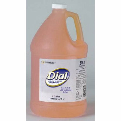 Dial, Shampoo and Body Wash Dial  1 gal. Jug Peach Scent, 1 Gallon Dial
