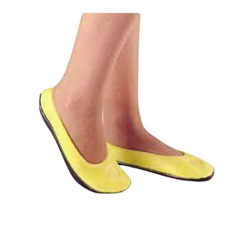 Slippers Pillow Paws  Small Lemon Below the Ankle Count of 96 by Principle Business Enterprises