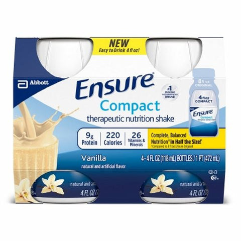 Abbott Nutrition, Oral Supplement Ensure Compact, 4 Oz (Case Of 6) Abbott Nutrition