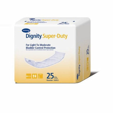 Hartmann Usa Inc, Incontinence Liner Dignity  4 X 12 Inch Moderate Absorbency Polymer Core One Size Fits Most Adult Un, Count of 25 Hartmann Usa Inc